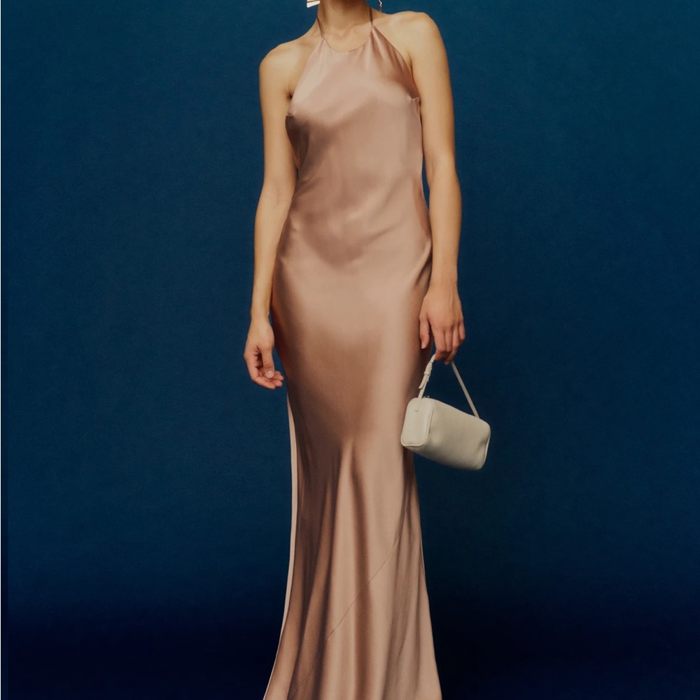Reformation dress golden wedding guest - Picture 2 of 5